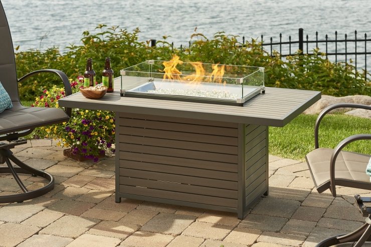 Brooks Gas Fire Pit Table