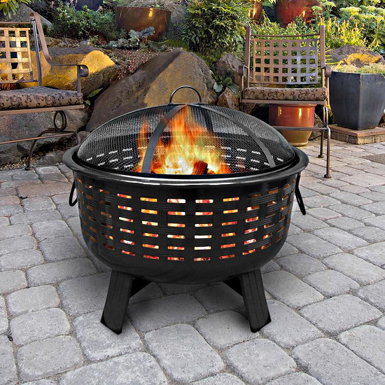 Wood Fire Pits Granite And Stainless, Dagan Wood Pellet Fire Pit