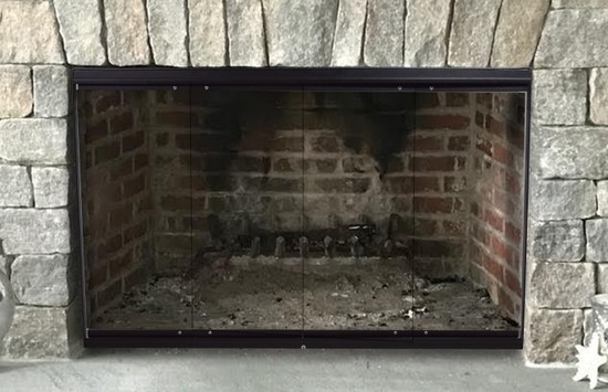 Thinline Inside Fit Fireplace Door