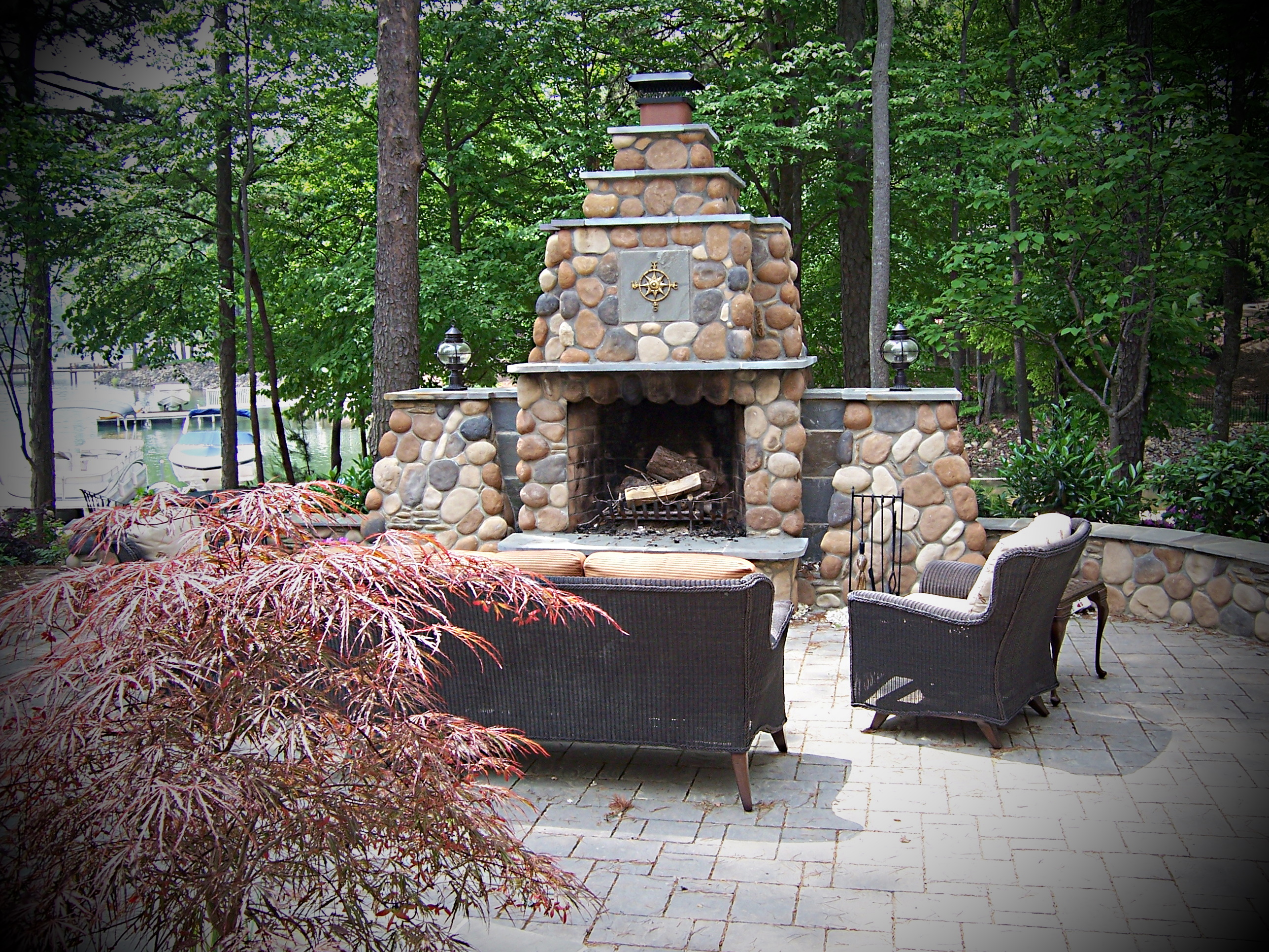 Outdoor Fireplaces Outdoor Heating Gas Wood Fireplace