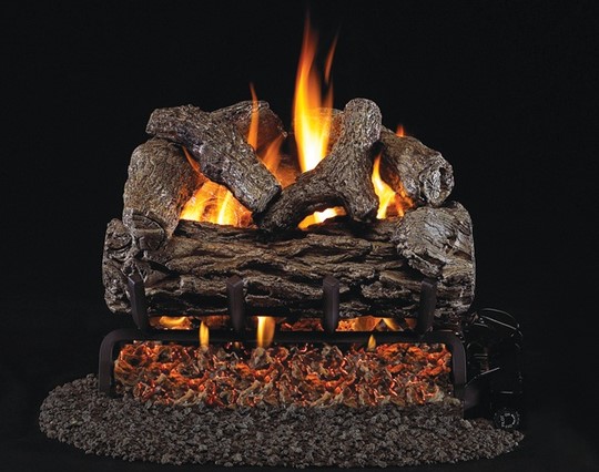 Aspen Birch GAS Fire Pit Logs by HPC Fire, 16 Pieces