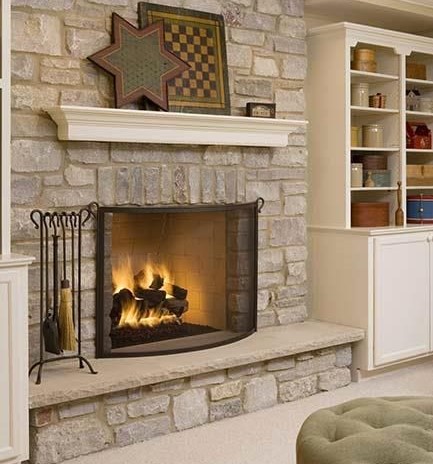 Wood Mantel Shelf