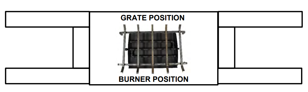 Grate Placement in Fireplace Opening