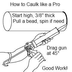 How to Caulk like A Pro!