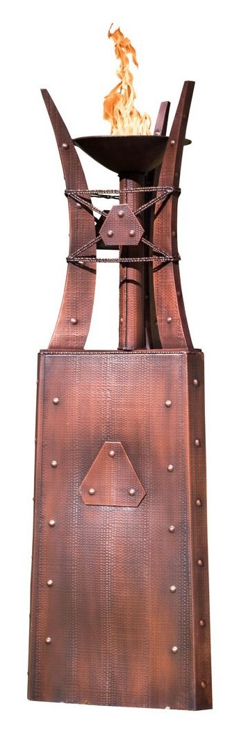 Bastille Fire Tower - Hammered Copper