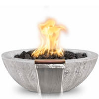 fire bowl with water fountain