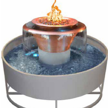 fire and water fountain