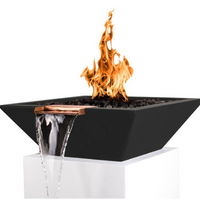 concrete fire and water bowl