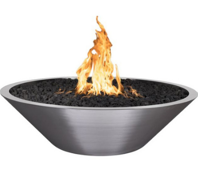 stainless steel fire bowl