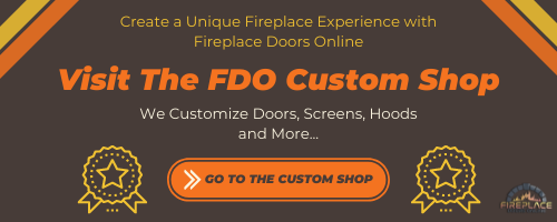 fireplace mesh is a customizable fireplace accessory, get a custom mesh quote at Fireplace Doors Online