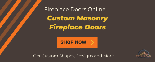 shop for custom masonry fireplace doors