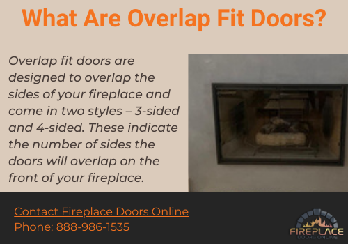 what are overlap fit fireplace doors 