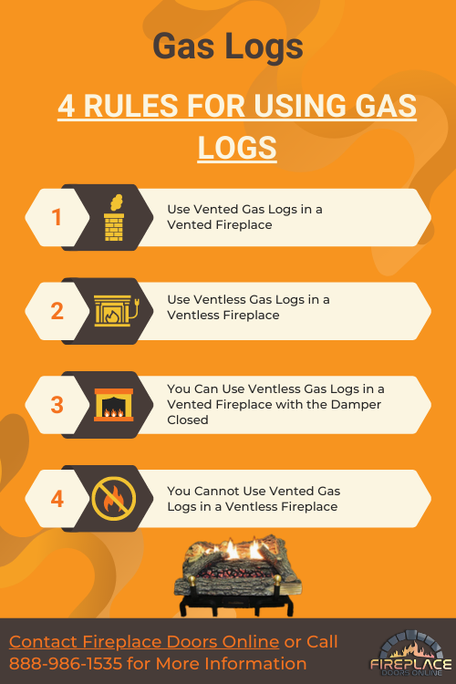 4 Rules for Using Gas Logs