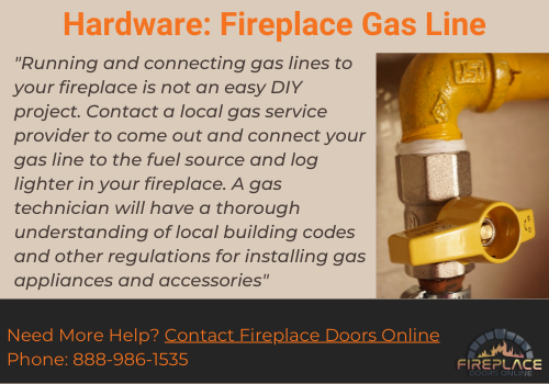 fireplace gas line quote from article 