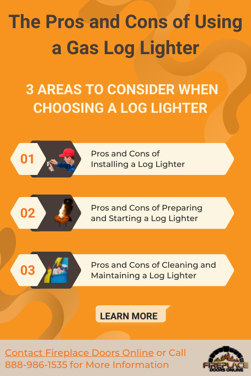 pros and cons of using a fireplace gas starter for your home