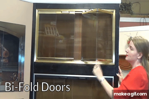 Bi-Fold Doors for Fireplace Doors