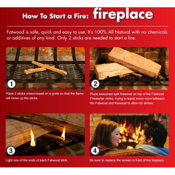 How to start a fire in a fireplace  Starting a fire in your fireplace