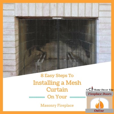 Installing fireplace mesh in your masonry fireplace 
