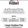 Linear burner & Pan owners manual