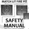Match Light Fire Pit Safety Manual