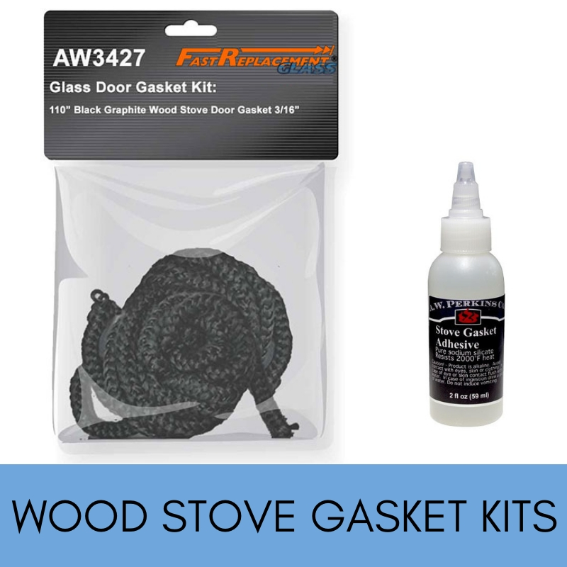 Wood stove gasket kits