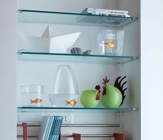Floating Glass Shelves