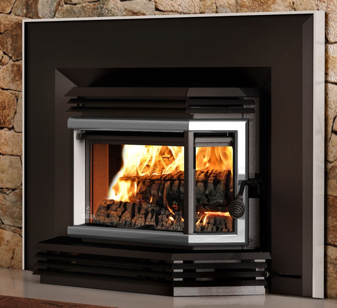 Osburn 2200 Wood Insert With Stainless, Osburn Wood Fireplace Insert