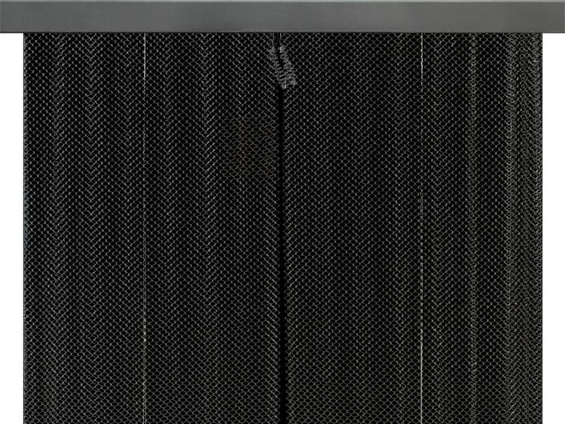 Black Sliding Mesh With Choice Of Valance Color 60W x 40H