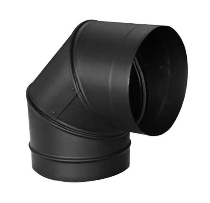 DuraVent 6- Inch Diameter Durablack Single Wall Black Stove Pipe Components