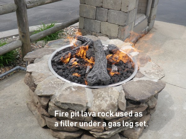 75 Pounds Fire Pit Lava Rock, What Kind Of Lava Rock For Fire Pit