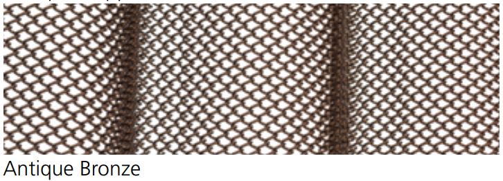 27" High  x  24" Wide Cascade Fireplace Replacement Wire Mesh Curtain Screens 2 