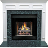 Prefab Fireplace With Granite Facing