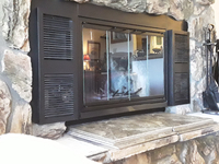Pelham Zero Clearance fireplace door - Customer photo!