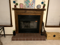 Customer photo of their Nightwell Fireplace Door