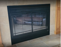 Heat-N-Glo Stradella Inside Fit Zero Clearance Fireplace Door With Window Pane