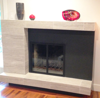 Stiletto Fireplace Door for Zero Clearance Fireplaces - Real customer photos!