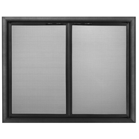 Basic Front Direct Vent Screen in Rustic Black