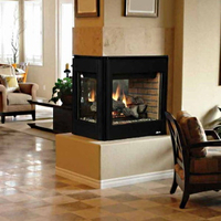 Multisided Fireplace Doors