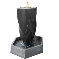 GFRC Vortex Fountain with Fire