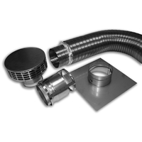 316L Pre-Insulated Flex Liner Kits for Fireplace Inserts