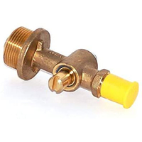 AGA Certifided Brass Gas Valve With Orifice For Gas Lights