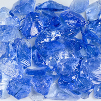 Light Blue Terrazzo Glass