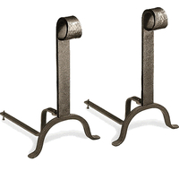 Colonial Wrought Iron Andirons