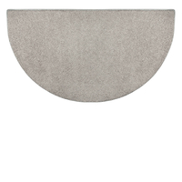 Goods of the Woods Grey Half Round Flame Hearth Rug