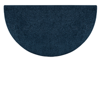 Goods of the Woods Midnight Blue Half Round Flame Hearth Rug