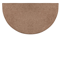 Goods of the Woods Lt. Hickory Half Round Flame Hearth Rug