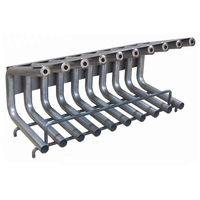 10 Tube Fireplace Grate Heater With Blower For Masonry Fireplaces