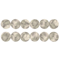 2 Inch Diameter Silver Cannon Balls - 12 Pieces
