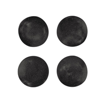 6 Inch Diameter Black Cannon Balls - 4 Pieces