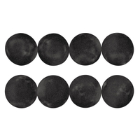 4 Inch Diameter Black Cannon Balls - 12 Pieces